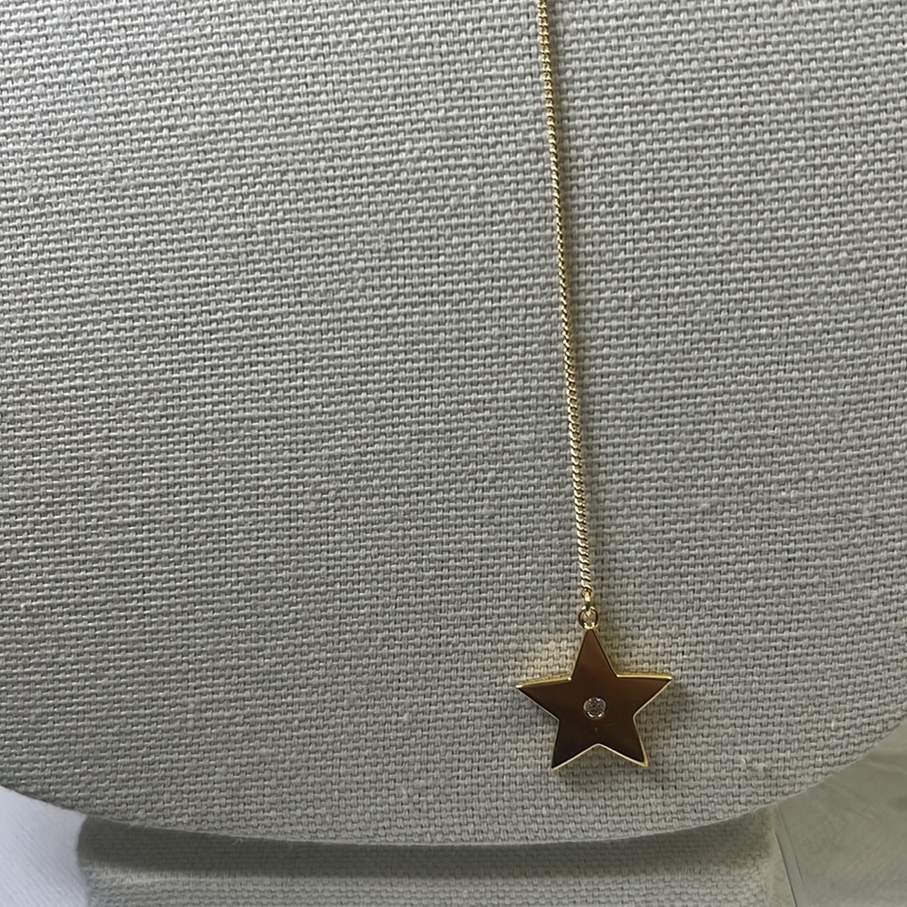 P of M Star Layered Drop Necklace - Picture 2 of 4